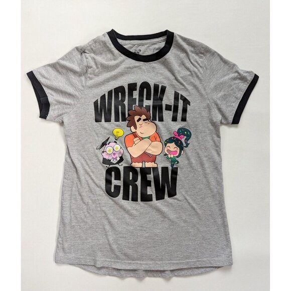 Wreck-It Crew Ralph Disney Kids T-Shirt Size Large - Picture 1 of 4